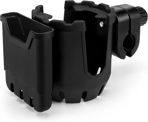 Accmor Stroller Cup Holder مع حامل الهاتف ، حامل كأس الدراجة ، حامل مشروبات هاتفي في كأس Universal 2 في 1 in Saudi Arabia