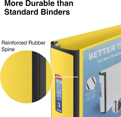 Staples 895621 أفضل مائل 3 بوصة D 3 حلقات الرابط الأرجواني (20246) in Kuwait