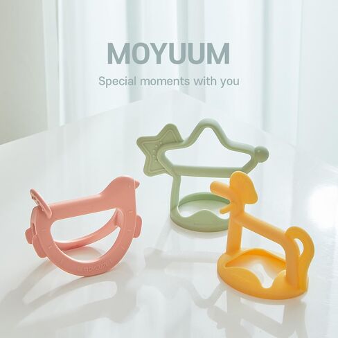 لعبة Elephant Teether - 100 ٪ من السيليكون ، ونوع يمكن ارتداؤها ، لعبة مضغ الأطفال ، هدية الطفل للولودات حديثي الولادة ، لعبة البولي Roly ، ألعاب تسنين السيليكون للرضع والطفل ، نوع سوار ، حزمة من 1 (طبيعي) in Kuwait