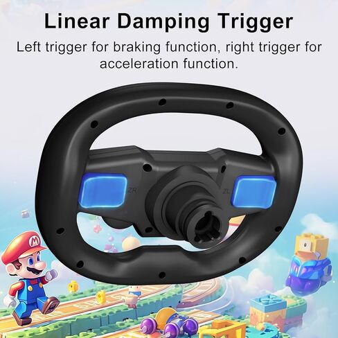 DOYO PS4 Steering Wheel and Pedals, 270 Degree Wireless Gaming Racing Wheel with Dual-Vibration Motors, Pro Racing Wheel for PC, Nintendo Switch, PS4, PS3, IOS & Android Mobile Phones in Kuwait