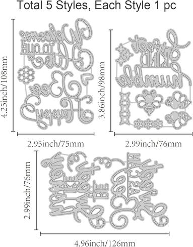 GLOBLELAND Dragonfly Cutting Dies Animal Template s for DIY Scrapbooking Greeting Cards Making Album Envelope Decoration,Matte Platinum in Saudi Arabia