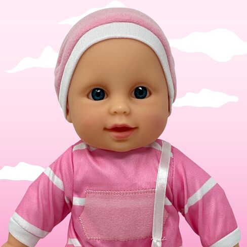 The New York Doll Collection 11 inch Soft Body Baby Doll in Gift Box - 11" Baby Doll Toy for Kids, Boys, Girls and Toddlers - Baby Doll Pacifier Accessory Included in Saudi Arabia