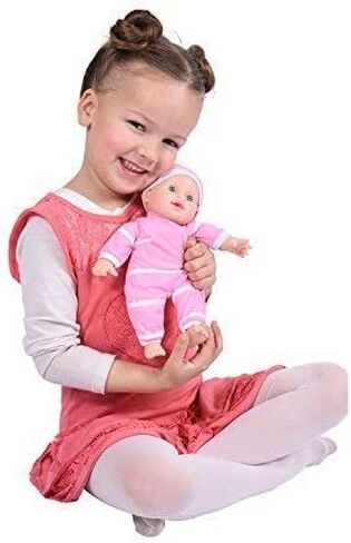 The New York Doll Collection 11 inch Soft Body Baby Doll in Gift Box - 11" Baby Doll Toy for Kids, Boys, Girls and Toddlers - Baby Doll Pacifier Accessory Included in Saudi Arabia