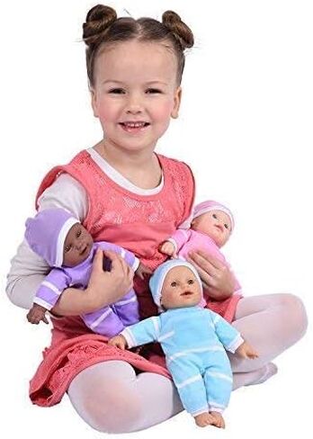 The New York Doll Collection 11 inch Soft Body Baby Doll in Gift Box - 11" Baby Doll Toy for Kids, Boys, Girls and Toddlers - Baby Doll Pacifier Accessory Included in Saudi Arabia