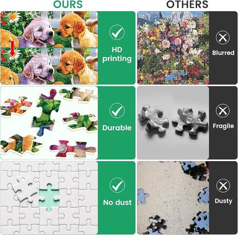 300 Piece Puzzle for Adults,Beautiful Spring House Puzzle for Adults Kids Seniors,Large Piece Landscape Animals Puzzles for Kids Ages 8-10 10-12,Challenging Puzzles Perfect for Game Nights,20.5*15 In in Saudi Arabia