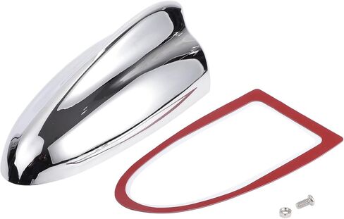 Shark Fin Antenna Cover, AM/FM Signal Roof Aerial Universal for Car Auto SUV Truck Offroad ABS Material with Adhesive Base Elegant Red in Kuwait