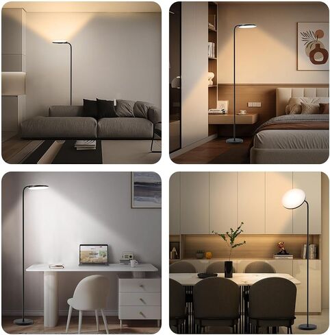 مصابيح أرضية لغرفة المعيشة ، LED 2400LM/36W مصباح دائم مع طاولة قابلة للضوء 69 "ضوء الزاوية الطوي in Saudi Arabia