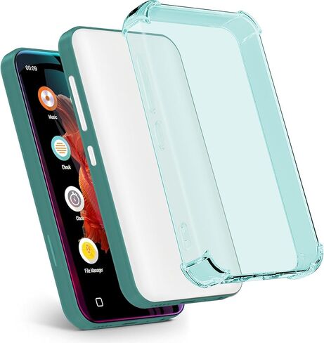 Case for InnioAsis G1 G3 MP3 Player ، TPU Clear Case for MP3 Player Anti-scratch assporption 4.0 Inch Cover Cover. in Kuwait