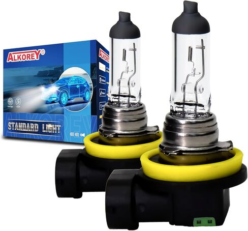 ALKOREY-H4 9003 12V 60/55W P43T Car Headlight Bulb,Auto Halogen Lamp,3300K Hight/Low Beam HeadLamp Light，2 Pack in Saudi Arabia