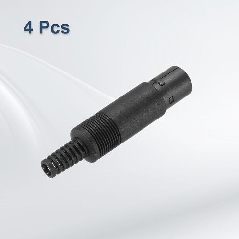meccanixity 4 pcs s-video din mini female socket 4 pin scipn scishion mini din clop concector for tv dvd player (ps/2 plug) in Kuwait