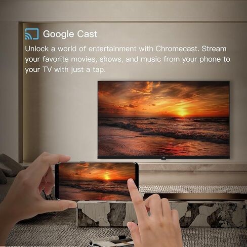 FPD 40 بوصة التلفزيون الذكي ، 1080p Google TV مع Google Play Cast في Google Cast ، HDR 10 ، Dolby Audio ، Remote Voice ، تلفزيون شاشة Flow HD الكاملة (Palette-Series ، CG40-P3 ، 2024) in Kuwait