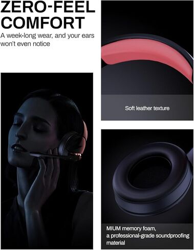 acer 2.4GHz Wireless Gaming Headset | Non-Stop 100H Battery | Dynamic 50mm Drivers | Clear Voice Mic | Bluetooth5.3, 3.5mm | Gaming Headphones for PC, Meeting, Music, PS4 & PS5 Headset- Pink in Kuwait