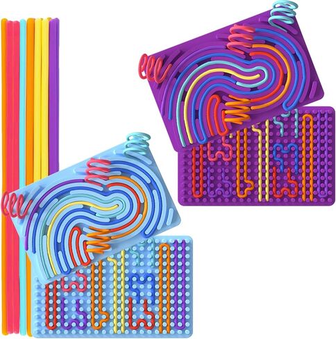2 Pack Sensory Activity Boards, Sensory Fidget Toys for Stress Relief in Saudi Arabia