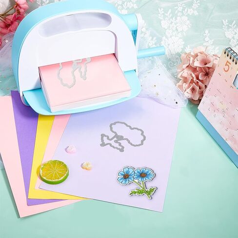 GLOBLELAND Anemone Flower Clear Stamps and Flower Blessings Cutting Dies with Hollow Out Drawing Painting Stencils for DIY Scrapbooking Photo Album Decorative Cards Making Decoration in Saudi Arabia
