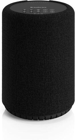 Audio Pro A10 MKII Wireless Multiroom Speaker, WiiM Edition | High Fidelity, Bluetooth, WiFi | Compatible with AirPlay 2, Google Cast, Siri, WiiM Home App, Stream Spotify, Tidal & More, Dark Gray in Kuwait