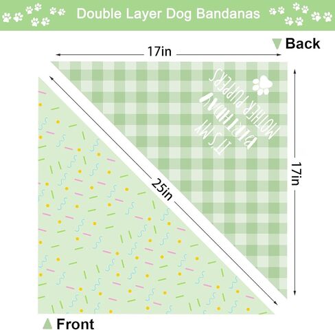 Christmas Dog Bandanas 2 Pack, Christmas Tree and Santa Claus Dog Scarf for Boy and Girl, Premium Durable Fabric, Holiday Bandana for Small Medium Large Dogs in Saudi Arabia