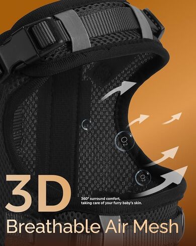 FAYOGOO Service Dog Vest for Small Dogs - Air Mesh Breathble Emotional Support Animal Vest with DIY Removable Patches - Puppy Harness and Leash Set Adjustable Neck and Chest in Saudi Arabia