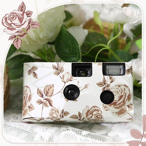 Kanayu 10 Pack Bulk Disposable Camera for Wedding, 35mm Single Use Camera with Flash Disposable Cameras One Time Camera for Wedding Anniversary Travel Camp Party Supplies(Retro Color Film, Gold Heart) in Saudi Arabia