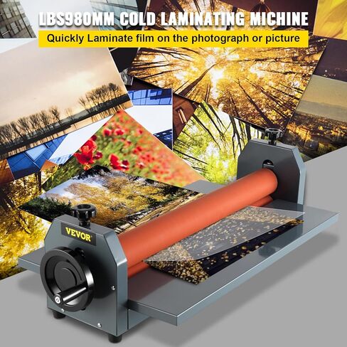 آلة Laminator Vevor ، مساحات باردة وساخنة لحجم ورقة Max A3 ، 1 دقيقة محمولة محمولة دافئة سريعة ، سمك 3-10 مل ، مثالي للمنزل أو المكتب أو الأعمال أو اللوازم المدرسية ، الأسود in Kuwait