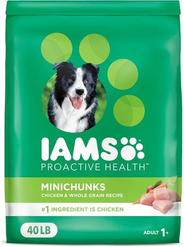 IAMS البالغ Minichunks صغير البروتين عالية البروتين الكلب الجاف الكلب مع دجاج حقيقي ، 3.3 رطل كيس (حزمة 2) in Saudi Arabia