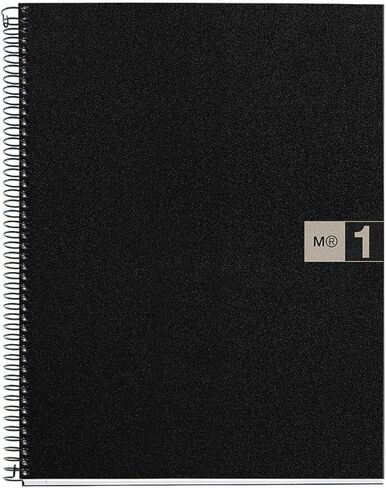 Miquelrius Single Subject Spiral Notebook, College Ruled, Red, 80 Sheets (8.5" x 11") in Saudi Arabia