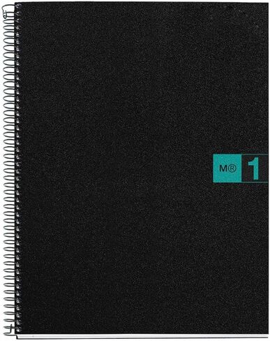 Miquelrius Single Subject Spiral Notebook, College Ruled, Red, 80 Sheets (8.5" x 11") in Saudi Arabia