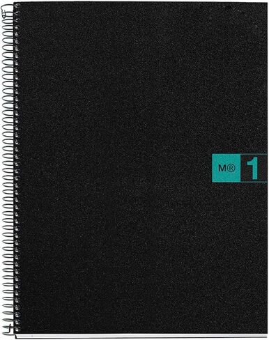 Miquelrius Single Subject Spiral Notebook, College Ruled, Red, 80 Sheets (8.5" x 11") in Saudi Arabia