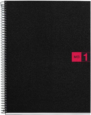 Miquelrius Single Subject Spiral Notebook, College Ruled, Red, 80 Sheets (8.5" x 11") in Saudi Arabia
