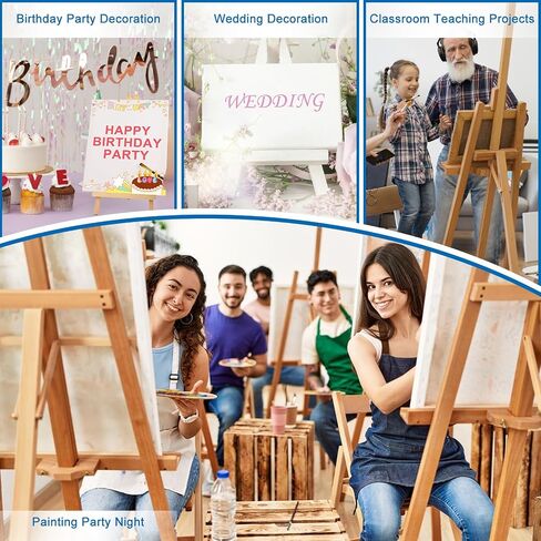 ESRICH 10x10 Stretched Canvas for Painting, 10 Pack Square Canvas for Painting Primed Acid-Free Framed Blank Canvas, Art Canvases for Beginners & Artists to Paint Oil, Acrylic, Pouring Painting. in Kuwait