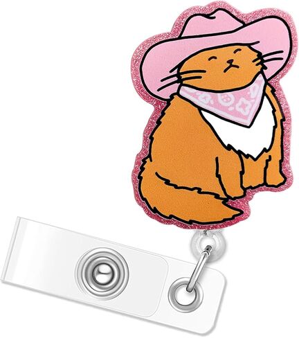 Dog Badge Reel, Easily Distracted by Dogs Badge Reels Retractable, Name Badge Holder Reel ID Clip, Cute Animal Pediatric Decorative for Doctors Nurses Office Worker Social Worker Teacher Dog Lover in Kuwait