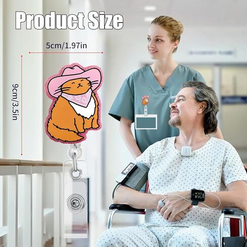 Dog Badge Reel, Easily Distracted by Dogs Badge Reels Retractable, Name Badge Holder Reel ID Clip, Cute Animal Pediatric Decorative for Doctors Nurses Office Worker Social Worker Teacher Dog Lover in Kuwait