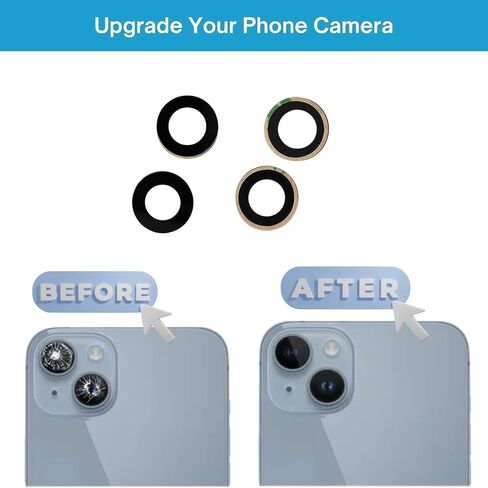 3pcs/تعيين عدسة عدسة الكاميرا الخلفية لـ iPhone 15 Pro مع أفلام واقية مثبتة مسبقًا in Kuwait