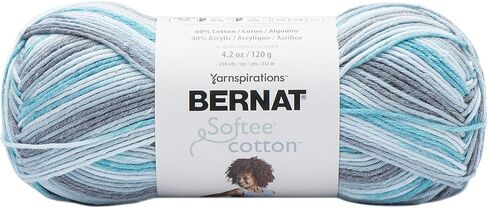 Bernat Softee Cotton Yarn, Dusk Sky in Kuwait