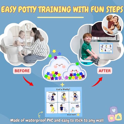 DIY Name, Large Magnetic Reward Jar for Kids, Potty Training Chart for Toddlers, Classroom Star Jar Reward System with Colorful Letter Stickers, Home Chore Chart (30 Stars) in Saudi Arabia