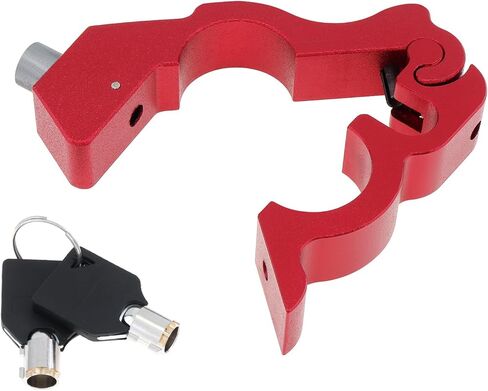 Windance Motorcycle Anti Theft Lock,Heavy Duty Front Brake Lock,Throttle Grip Clutch Brake Lever Handlebar Lock for Protection (Blue, L) in Saudi Arabia