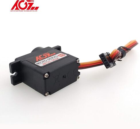 6PCS AGFRC Micro Servo Servo Motor Kit - 2.2KG Metal Gear Digital RC Servo for RC Helicopter Airplane Boat Controls, Control Angle 180° (B9DLM) in Saudi Arabia