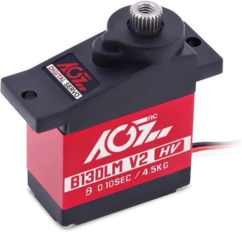 6PCS AGFRC Micro Servo Servo Motor Kit - 2.2KG Metal Gear Digital RC Servo for RC Helicopter Airplane Boat Controls, Control Angle 180° (B9DLM) in Saudi Arabia