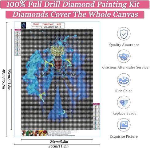 Diamond Painting Kits for Adults, 4 Pack of Cartoon Animal 5D Diamond Art Painting by Numbers Kits,DIY Diamond Art Kits,Full Round Drill Diamond Painting Kit for Adults for Home Wall Decor,12x12 inch in Saudi Arabia