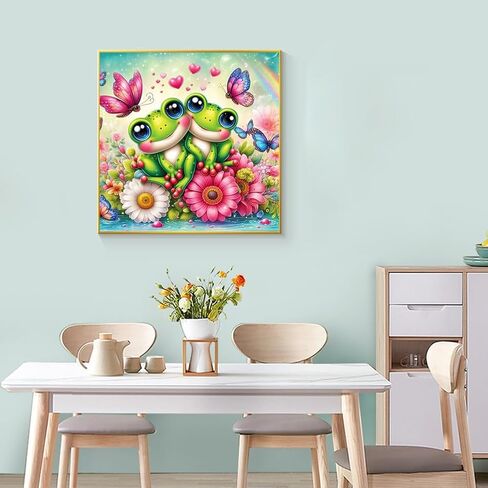 Ekuxom Diamond Art Painting Kits for Adults, Cow Diamond Art Kits for Adults Beginner, Highland Cow Diamond Painting Full Round Gem Art Paint by Diamond Wall Decor 14x14 in in Saudi Arabia