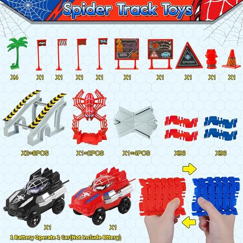 ألعاب السيارات للطفل 4-6 ، 194 PCS سباق سيارة للسيارات للأطفال الذين تتراوح أعمارهم بين 4-8 ، Monster Truck 2+ سنة أعياد الميلاد ، لعبة صغيرة للسيارات in Saudi Arabia