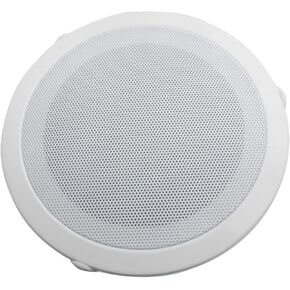 1Pcs 2 Way in Ceiling Round Speaker 6" Flush Mount Passive Wired Speakers for Bathroom Kitchen Living Room Office (Impedance Input: 8 Ω 12~24 V) in Kuwait