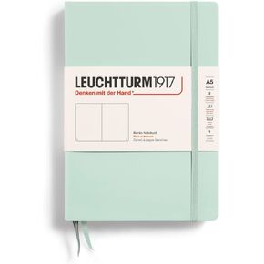 LEUCHTTURM1917 - Notebook Hardcover Pocket A6-187 Numbered Pages for Writing and Journaling (Navy, Squared) in Kuwait