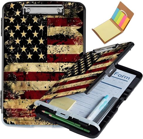 Multipurpose Clipboard with Storage Pattern (Blue Dreamcatcher Dreamy) Design Heavy Duty Legal Size Enclosed clipboard with Storage, Ideal for Nurses clipboard Folder and Teachers,9.9 x 14.4 inch in Kuwait