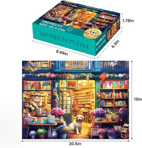 500 Piece Puzzle for Adults–Glacier Park Nature Puzzle for Adults Children Elderly–Recycled Paper Lake Jigsaw Puzzle 500 Piece–Glossy, Sturdy Pieces Challenging Family Game Great Gift Idea (20.5x15in) in Saudi Arabia