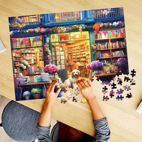500 Piece Puzzle for Adults–Glacier Park Nature Puzzle for Adults Children Elderly–Recycled Paper Lake Jigsaw Puzzle 500 Piece–Glossy, Sturdy Pieces Challenging Family Game Great Gift Idea (20.5x15in) in Saudi Arabia