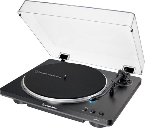 الصوت-Technica AT-LP70X-WS القرص الدوار التلقائي ، الأبيض/الفضي in Kuwait