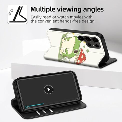 محفظة حقيبة الهاتف لـ Samsung Galaxy S25 Ultra و Blue Moon Butterfly و RFID Women Wallet معتمد in Kuwait