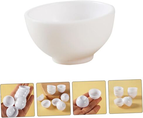 54 PCS Food Food and Play Dolls Bowl Bowls Miniature Miniature for Minihouse Dollhouse Accessories Mini House Decor Decor in Kuwait