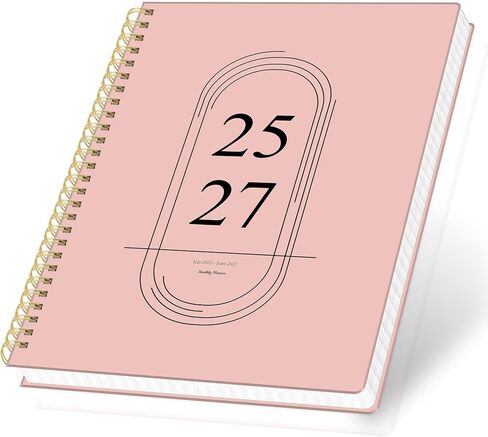 Monthly Planner 2025-2026, Calendar 24 Months Planner with Flexible PVC Cover for Home,School and Office Work, 7" x 9", Jan 2025 - Dec 2026-Green in Saudi Arabia