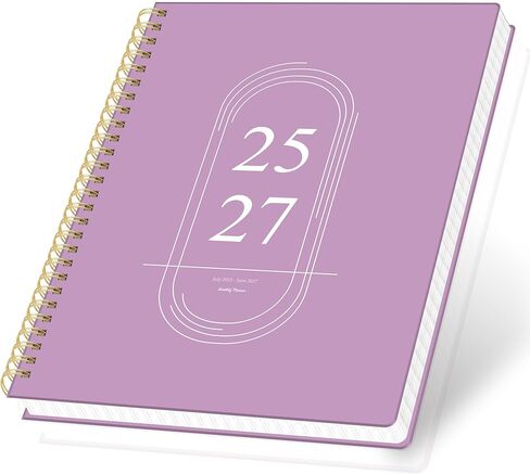 مخطط شهري 2025-2026 ، مخطط تقويم 24 شهرًا مع تغطية PVC مرنة للأعمال المنزلية والمدرسة والمكاتب ، 7 "× 9" ، يناير 2025-ديسمبر 2026-جرين in Kuwait